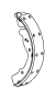Image of CLIP. Brake Shoe Hold Down. Left, Right, Right or Left, Used for: Right and Left. [ABS 4-WHEEL HD... image for your Jeep