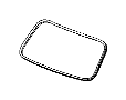 View Back Glass Weatherstrip Full-Sized Product Image