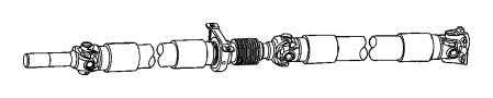 Image of YOKE. Drive Shaft.  [[6-Speed Manual G56. image for your Chrysler 300 M