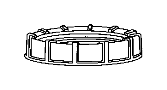 View RING. Lock. Fuel Module.  Full-Sized Product Image