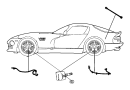 View SENSOR. Anti-Lock Brakes. Left Rear, Rear, Right Rear.  Full-Sized Product Image