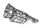 View BRACKET, ISOLATOR, Used for: BRACKET AND INSULATOR. Transmission Mount, Transmission Support.  Full-Sized Product Image