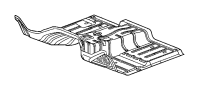 View SILENCER. Floor Pan Front Tunnel.  Full-Sized Product Image