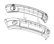 View FASCIA. Front Bumper, Front Upper. Primed.  Full-Sized Product Image