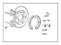 View Used for: SHOE AND LINING KIT. drum, Parking Brake. Used for: Right and Left.  Full-Sized Product Image