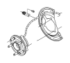 View Used for: HUB AND BEARING. Brake. Front. Left, Right, Right or Left.  Full-Sized Product Image