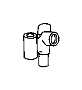 Image of HOSE. Crankcase Vent. Left. Small. Left Small. image for your 2006 Chrysler Pacifica   