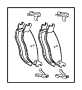 View Disc Brake Pad Set (Rear) Full-Sized Product Image