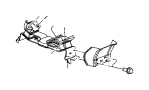 View INSULATOR, MOUNT. Transmission, Transmission support.  Full-Sized Product Image