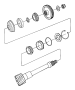 View SPACER. Output Shaft, Output/Transfer Shaft. 4.34mm.  Full-Sized Product Image 1 of 10