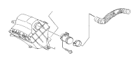 Image of CLAMP. Clean Air Hose to Air. image for your 2010 Dodge Grand Caravan   
