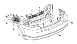 View Bumper Cover Retainer (Upper, Lower) Full-Sized Product Image