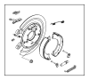 View Used for: SHOE AND LINING  KIT, Used for: SHOE AND LINING KIT. Parking Brake.  Full-Sized Product Image