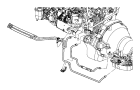 View Automatic Transmission Oil Cooler Hose Assembly (Upper) Full-Sized Product Image