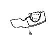 View SCREW. 6 Lobed, Tapping Pan Head. 164-32X0.50. Lower, Mounting.  Full-Sized Product Image