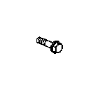 View BOLT, Used for: SCREW AND WASHER. Hex Head, Seat. M12X1.75X50.50.  Full-Sized Product Image