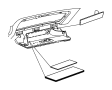 View LABEL. Air Bag Warning. Spanish. Mexico, Sun Visor.  Full-Sized Product Image
