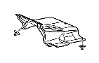 View SILENCER. Floor Pan Front Tunnel.  Full-Sized Product Image