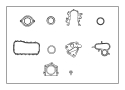 View Water. Pump. Seal. Engine. Gasket. to Cover. (Front) Full-Sized Product Image