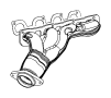 View GASKET. Exhaust Manifold. Right, Right Side.  Full-Sized Product Image