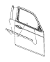 View WEATHERSTRIP. Front Door Belt. Right.  Full-Sized Product Image