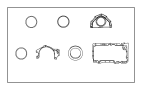 View GASKET. Oil Pump. Mounting.  Full-Sized Product Image