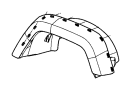 5KF16RXFAF Fender Flare
