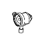 View GROMMET. Brake Booster Check Valve. Export, Mounting, Right Hand Drive.  Full-Sized Product Image