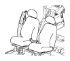 ZF361D5AF Seat Belt Receptacle (Front)