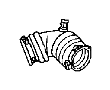 View HOSE. Air Cleaner to T/Body.  Full-Sized Product Image