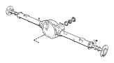 View Shaft, Axle. (Left, Rear) Full-Sized Product Image