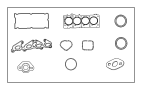 View GASKET. Intake Manifold, Intake Plenum. Upper To Lower.  Full-Sized Product Image