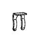Lock. Cylinder. Retainer. Clip. A securing fastener.