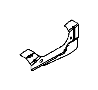 View BRACKET. Fender Mounting Front. Right.  Full-Sized Product Image