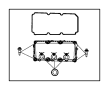 View GASKET. Cylinder Cover, Cylinder head Cover. Left, Left Cylinder Head, Left Side, Right, Right Cylinder Head, Right Side.  Full-Sized Product Image