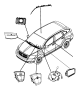 View CLOCKSPRING. Steering Column Control Module.  Full-Sized Product Image