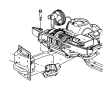Image of BRACKET. Frame. Right. [Front Electric Winch]. image for your 2019 Dodge Charger Pursuit  