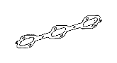 View Exhaust Manifold Gasket (Lower) Full-Sized Product Image