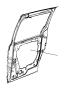 Image of PANEL. Sliding Door. Left. Outer Panel, After 9/5. image for your Jeep