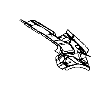 Image of REINFORCEMENT. D Pillar. Left. image for your Dodge