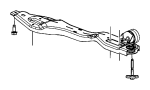 View BOLT. Hex Flange Head, Hex Head. M10x1.50x25.00. Mounting, Mounting Left Side. Rear.  Full-Sized Product Image