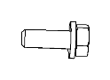 View Bolt. Screw. Mount. Alternator. Bracket.  Full-Sized Product Image 1 of 10
