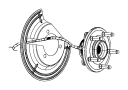 View Used for: HUB AND BEARING. Brake. Front. Left, Right, Right or Left.  Full-Sized Product Image