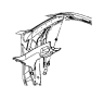 View MOLDING. A PILLAR. Left.  Full-Sized Product Image 1 of 10