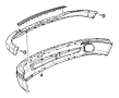 Panel. Support. Cover. (Front, Lower). Bumper Cover Spacer.