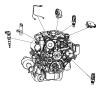 View SENSOR. Coolant Temperature, Fluid Temperature. Oil, Water, Water Pump.  Full-Sized Product Image