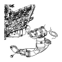 View Used for: BOLT AND WASHER. Hex Head. M8x1.25x20. Fan To Fan Drive, Mounting.  Full-Sized Product Image