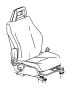 Image of SEAT BELT. Front Inner. Left. Export. [KA], [KA] , Export. image for your 2014 Dodge Grand Caravan   