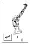Image of BRACKET. Fender Mounting Rear. image for your Chrysler