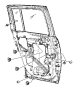 View BUMPER. Door. Left, Right.  Full-Sized Product Image